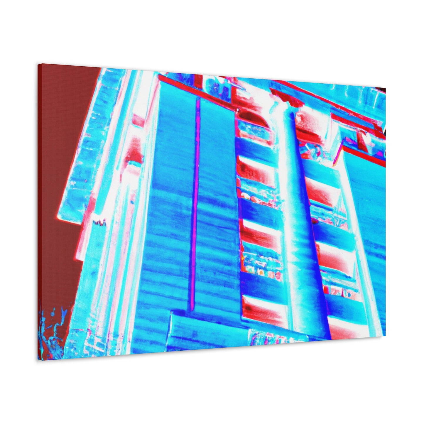 'Geometric Glitz: A Celebration of Art Deco Architecture' - Canvas