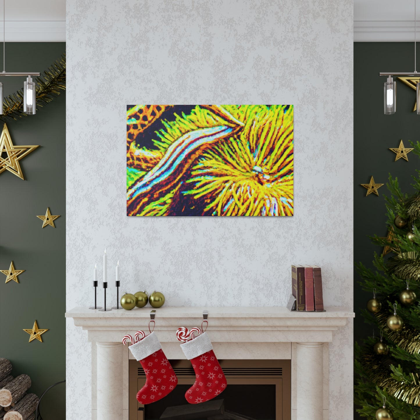 "Coastal Promenade" - Underwater Canvas