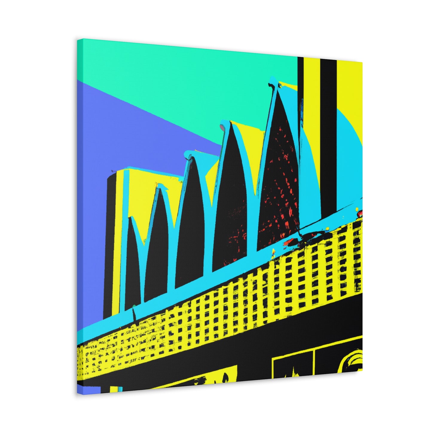 Teensome Twist-O-Rama Dance Hall - Canvas - Pop Art