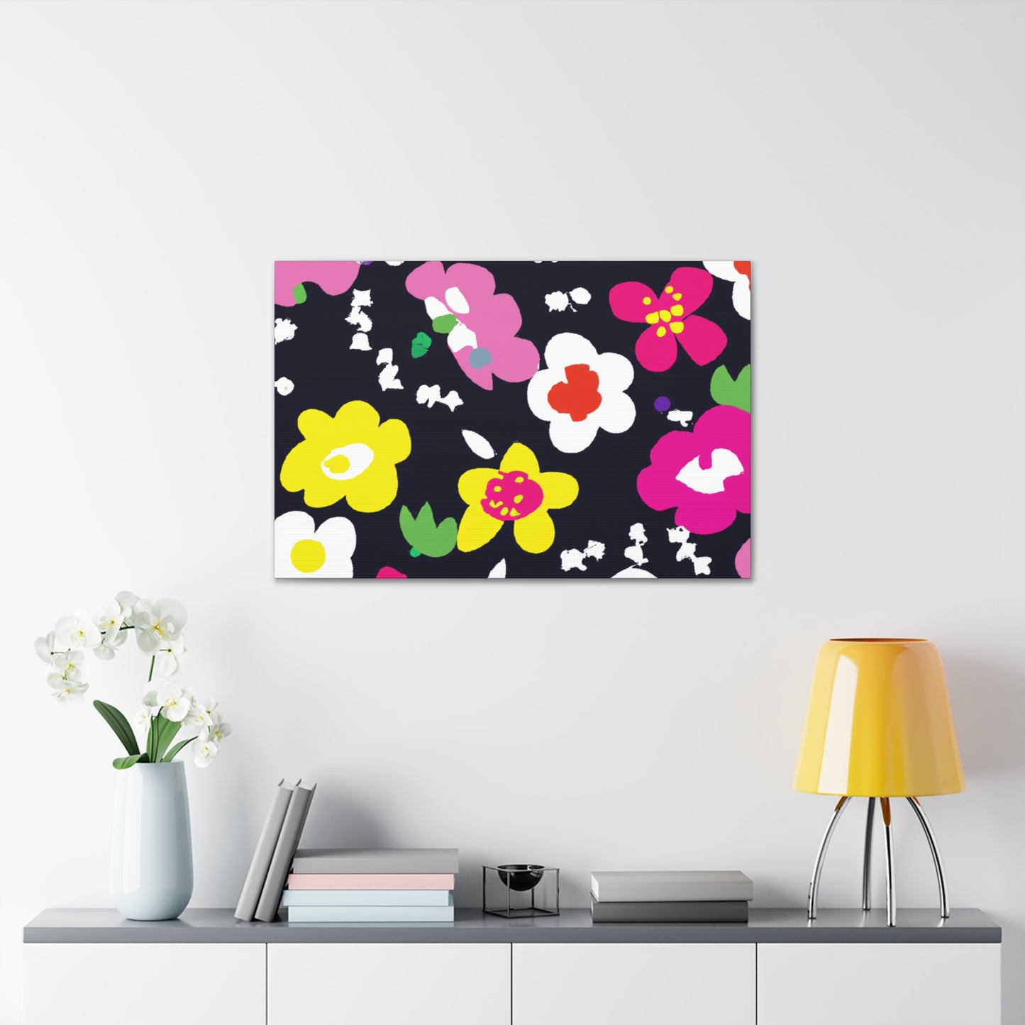 Blissful Bloomies - Floral - Canvas