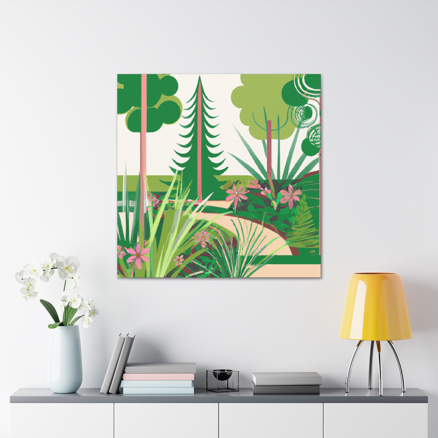 Floralopia Landscape - Canvas