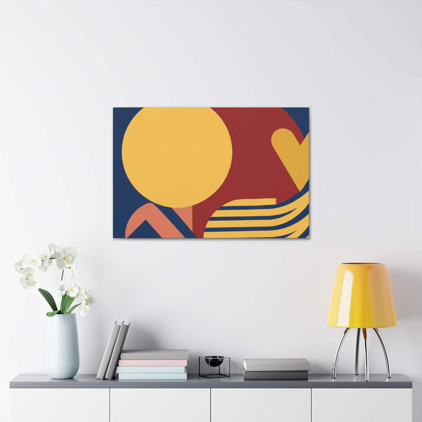 Fusion Fantasy- Midcentury - Canvas