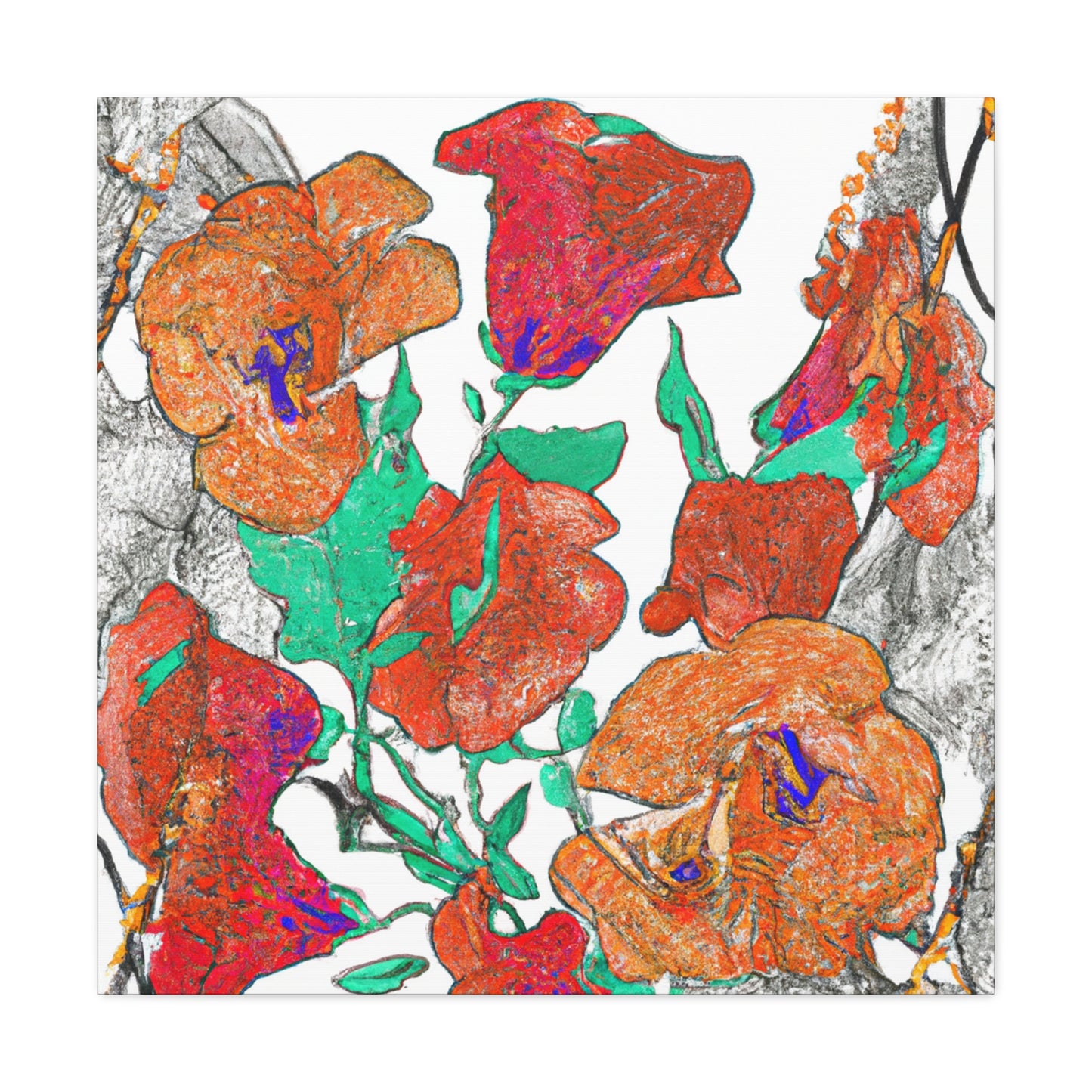 Loverenda - Floral - Canvas