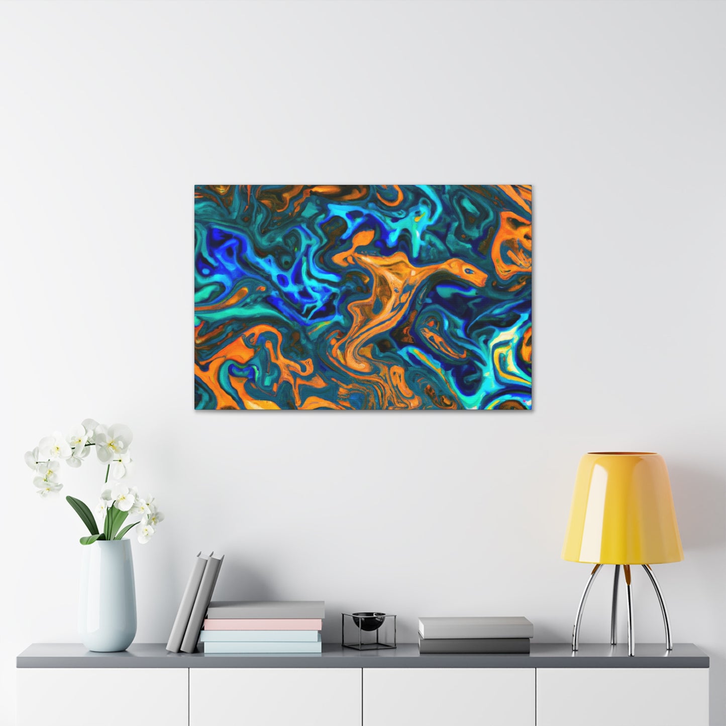Fire and Water - Canvas - Abstract
