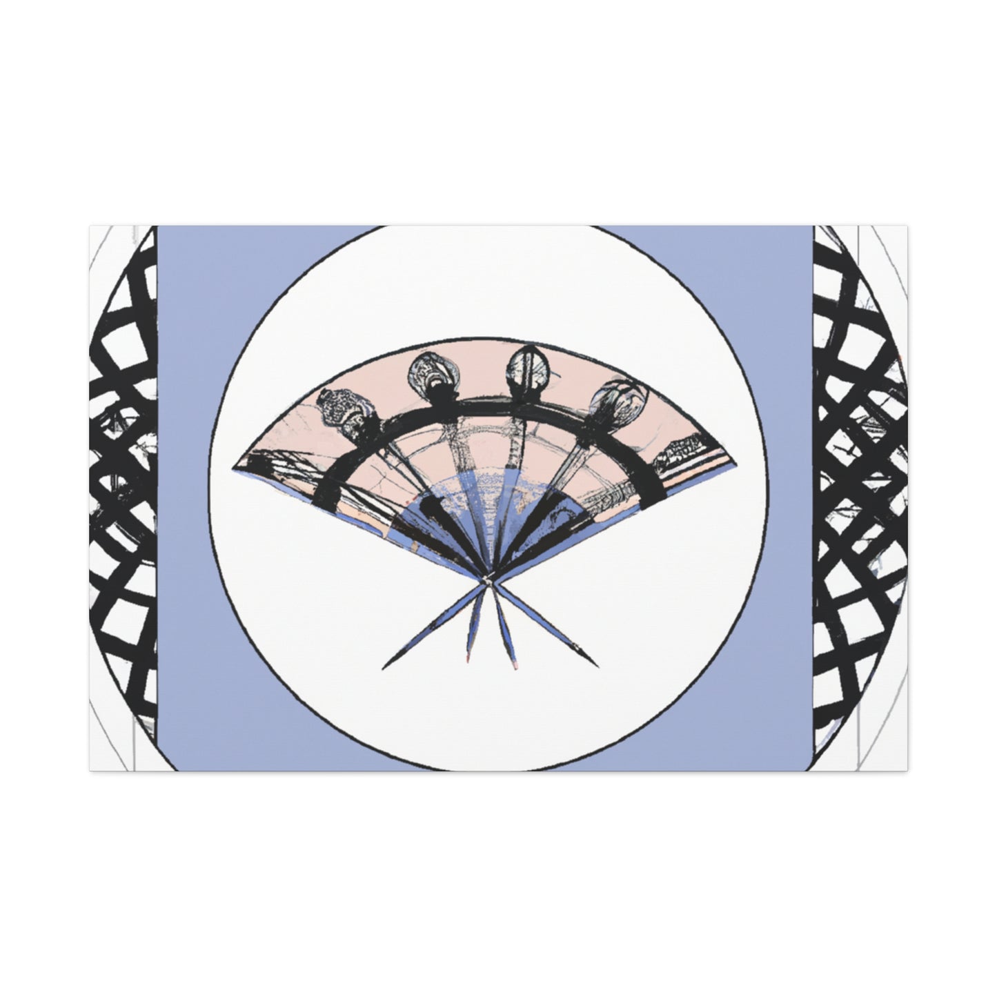 "Celestial Art Deco" - Art Deco Canvas