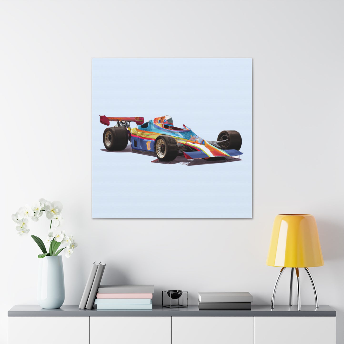 Blue Streak - Automobile - Canvas
