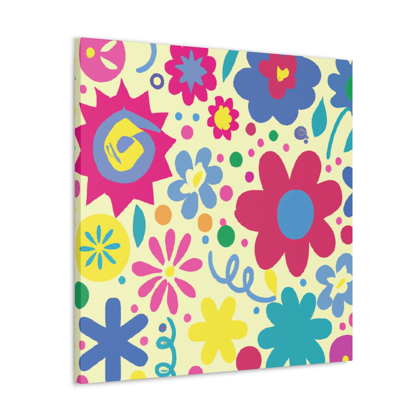 "Flower Symphony" - Floral Canvas