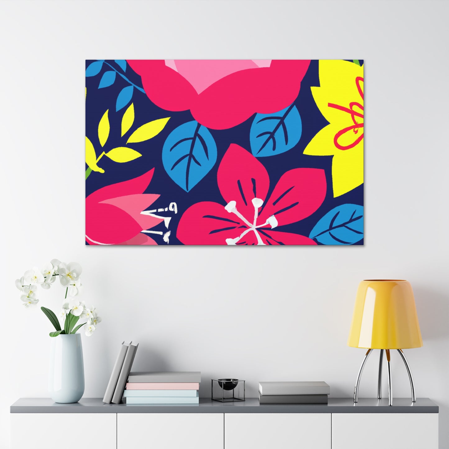 Blossomran - Floral - Canvas