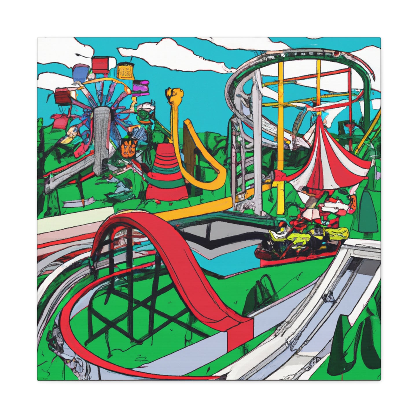 Carnivalicious- Amusement - Canvas
