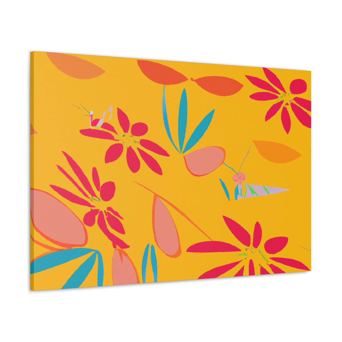Orangelust - Floral - Canvas