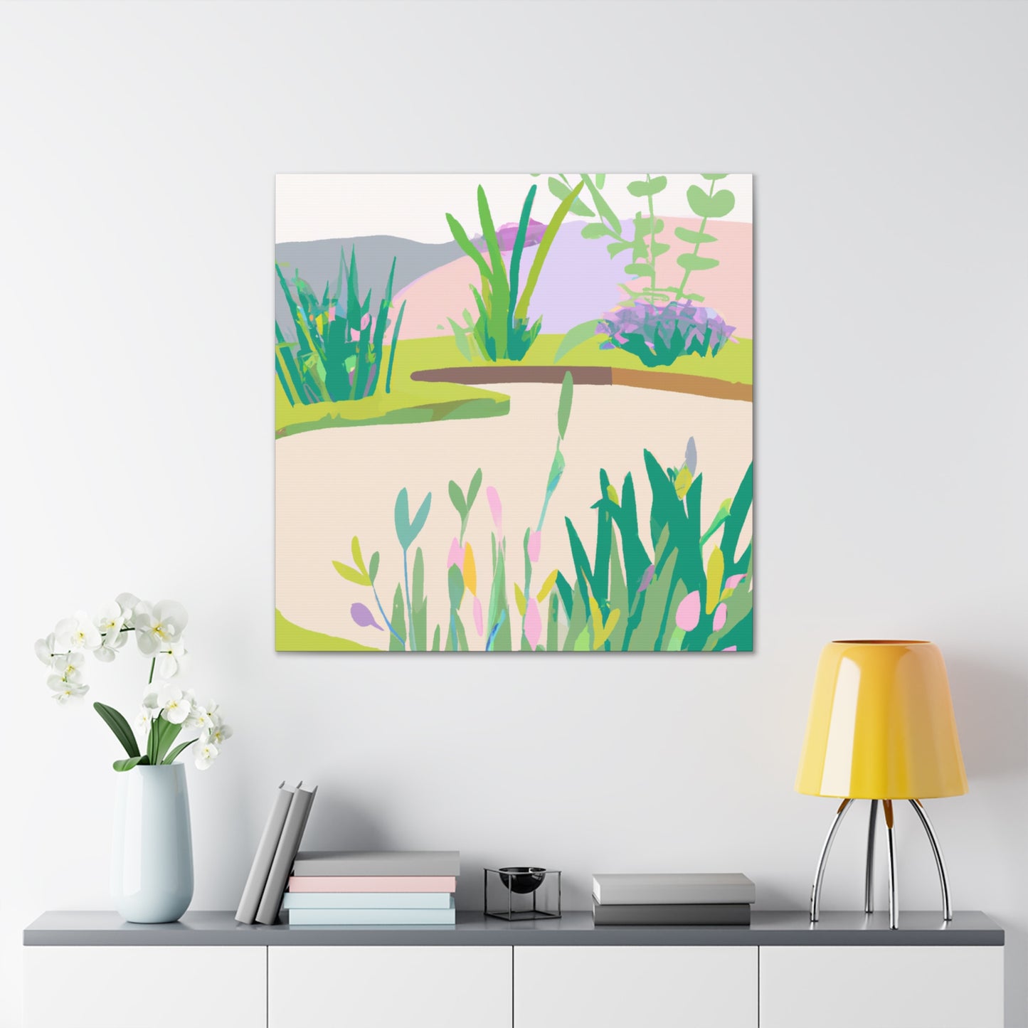 Graceful Greenery - Landscape - Canvas