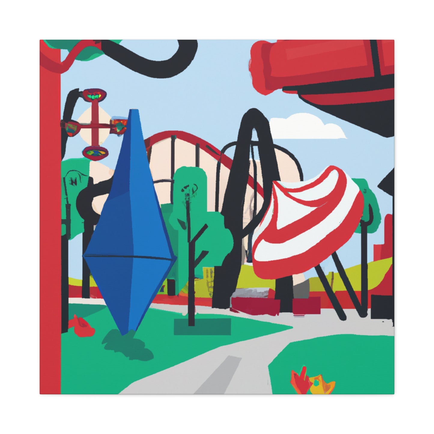 Greenvale - Landscape - Amusement - Canvas