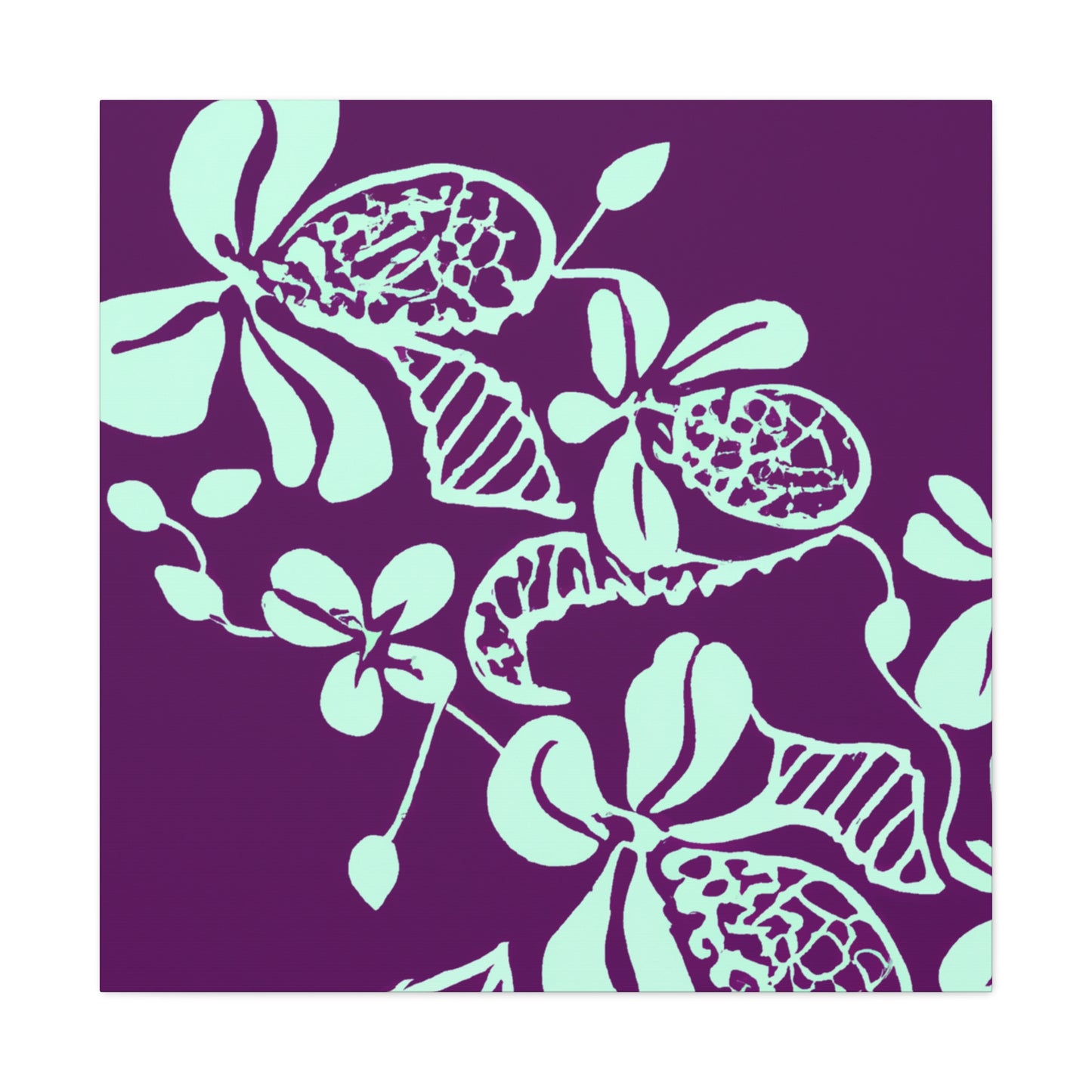 Glowtopia - Floral - Canvas
