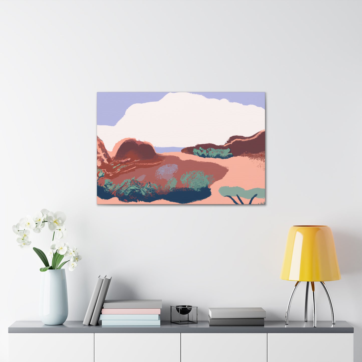 Sandstorm Oasis - Landscape - Canvas