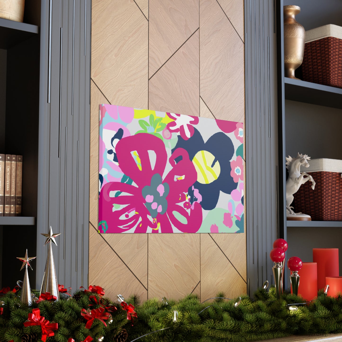"Petals of Passage" - Floral Canvas