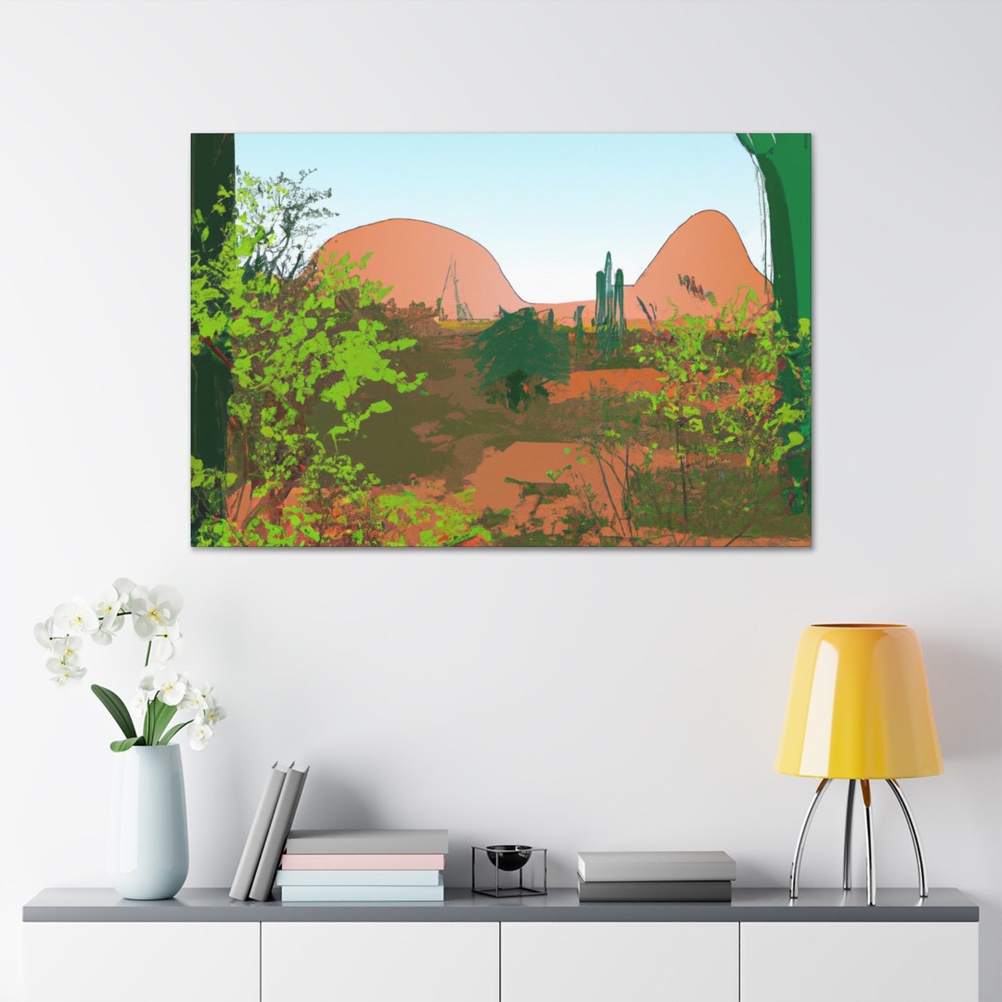 Sandy Oasis - Landscape - Canvas