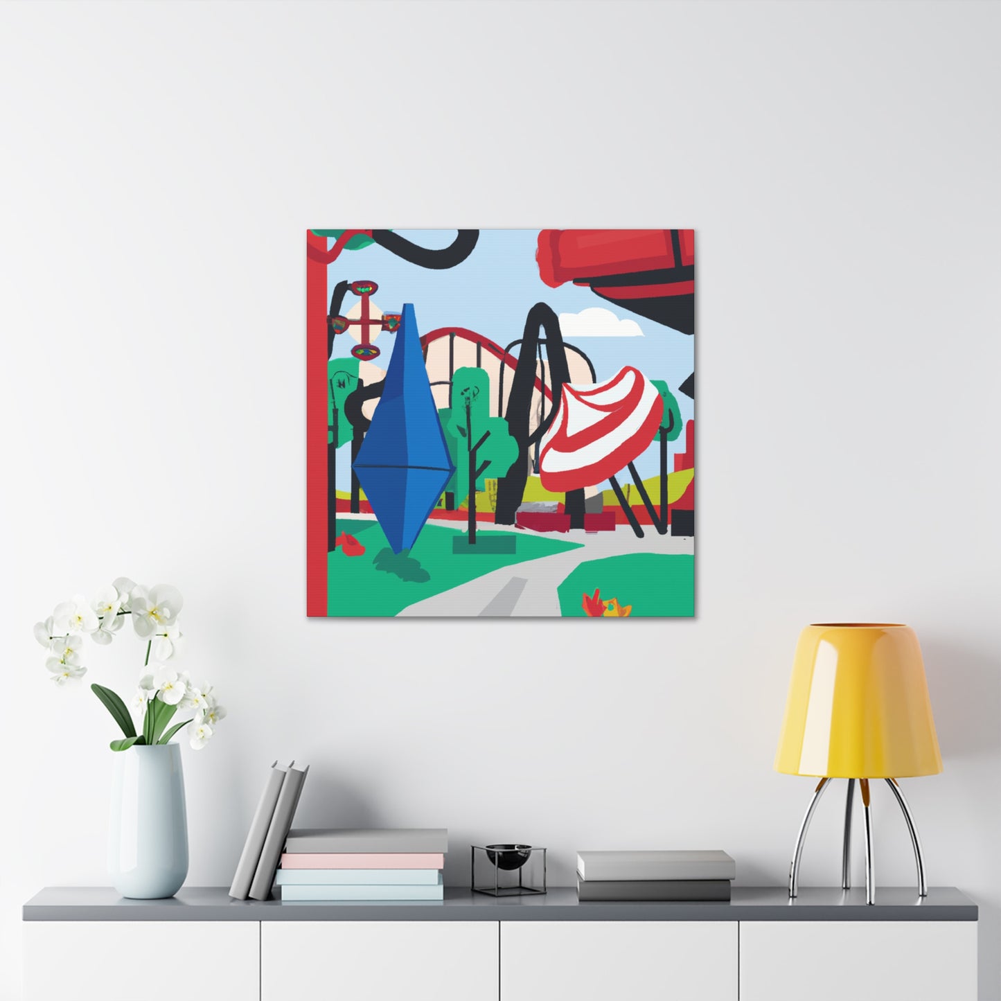 Greenvale - Landscape - Amusement - Canvas