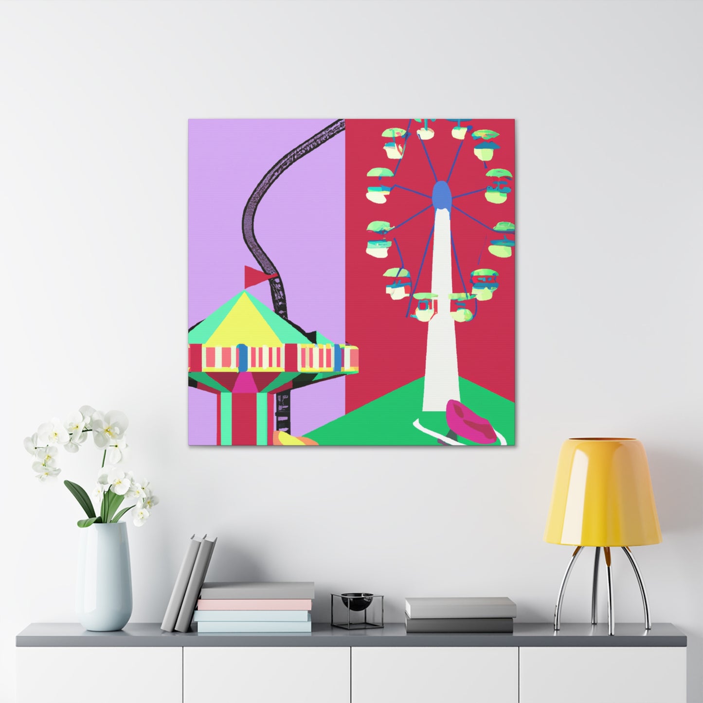 Fantasialand- Amusement - Canvas