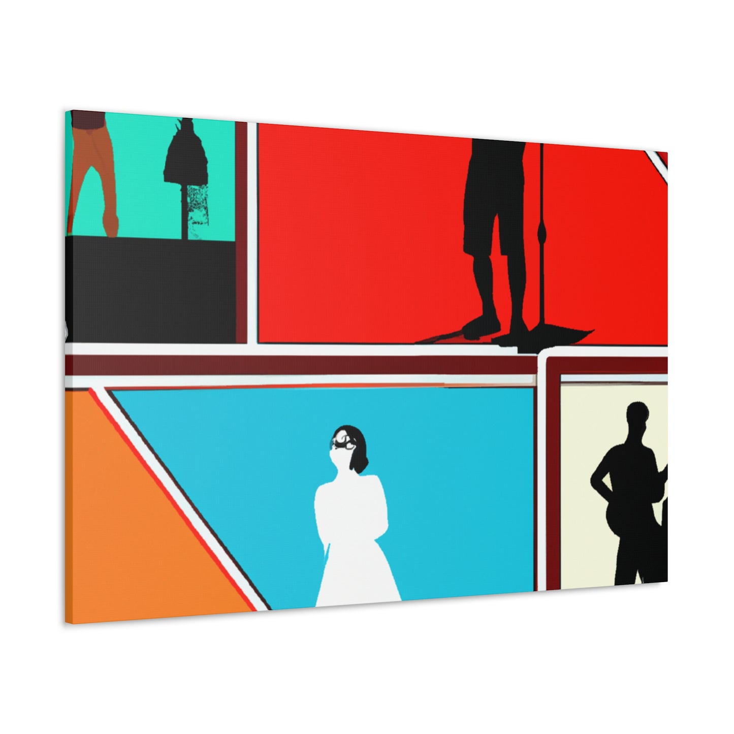 Rock-A-Console - Retro Music and Film Canvas