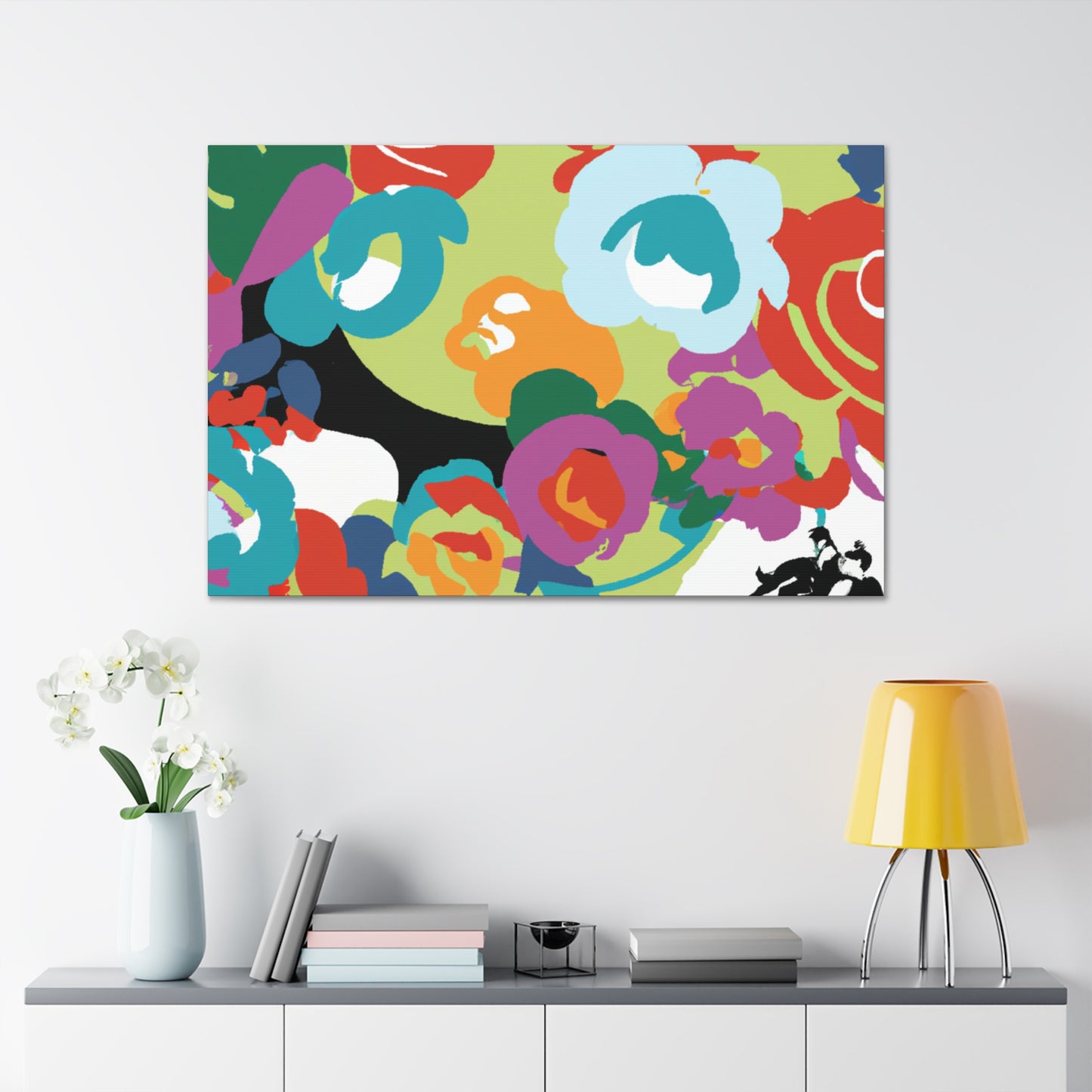 Splendidly Joyous - Floral - Canvas