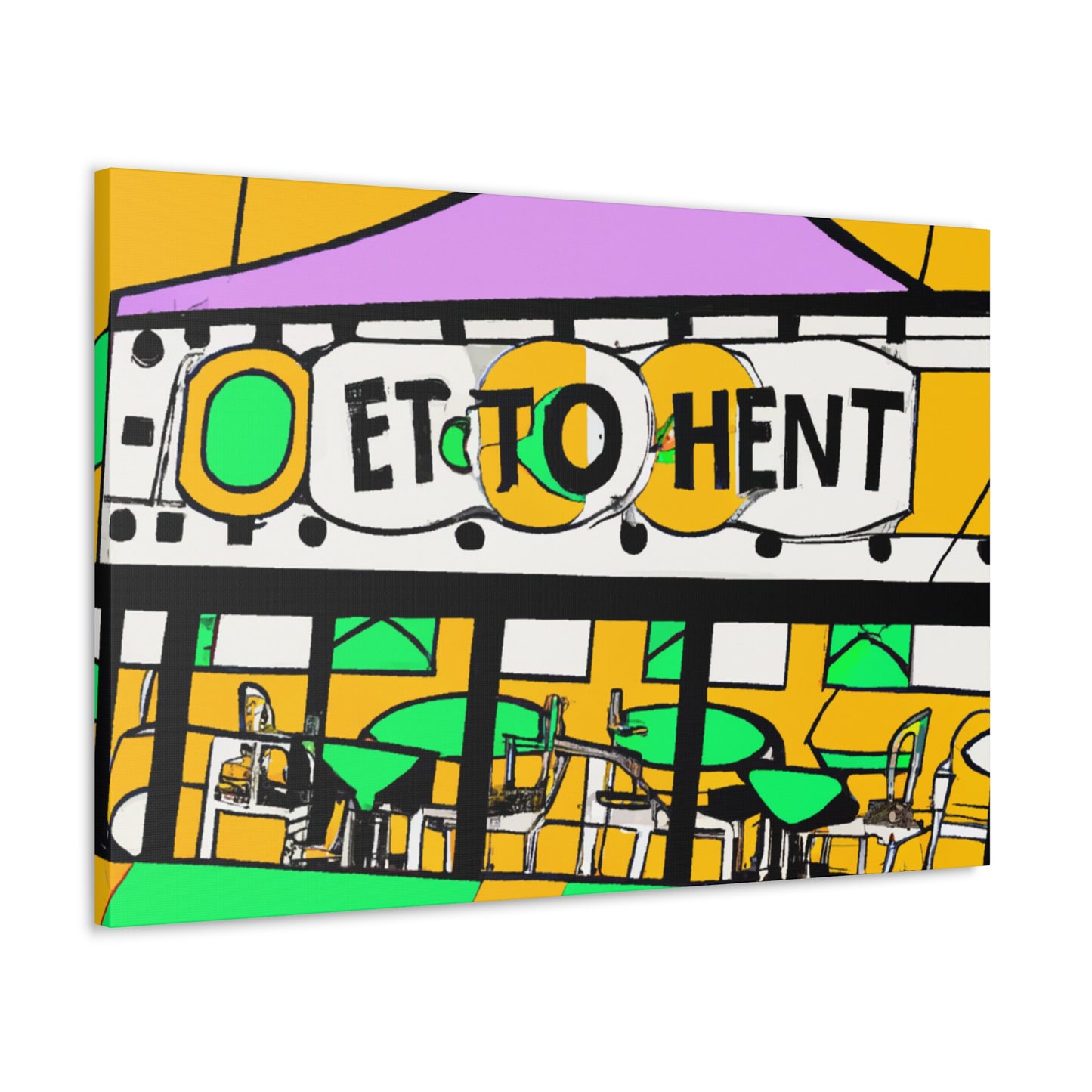 Tent O Rama - Canvas Pop Art