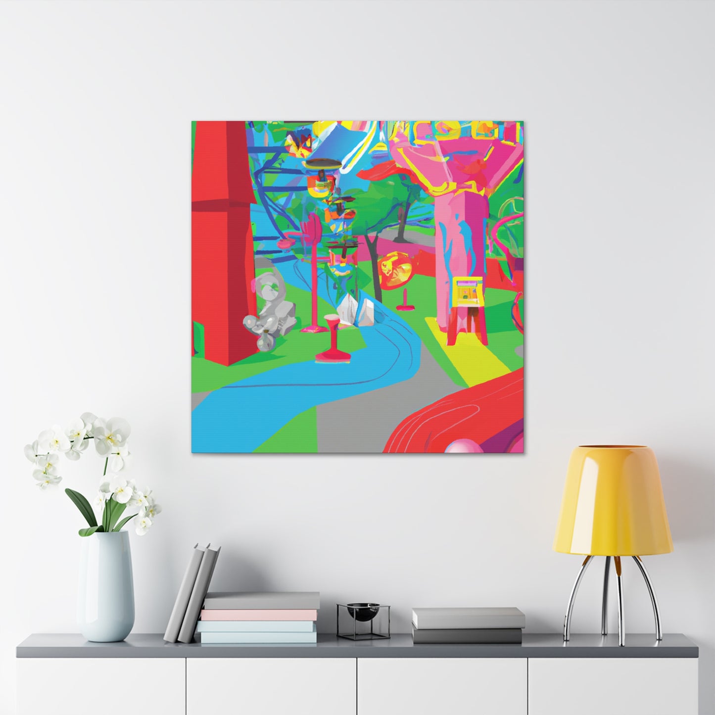 Tiki Time-Amusement - Canvas