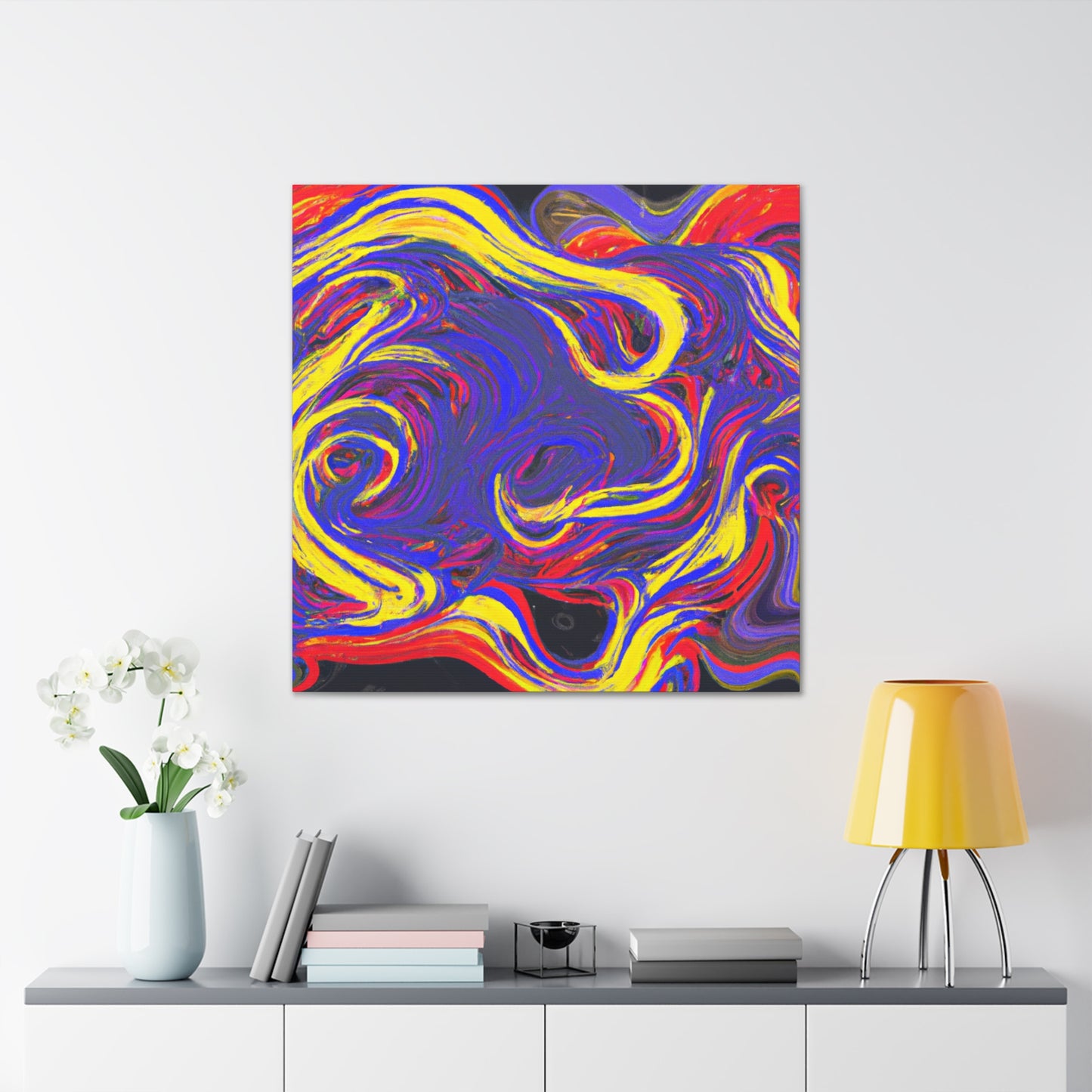 Viridescent Nectar - Abstract - Canvas