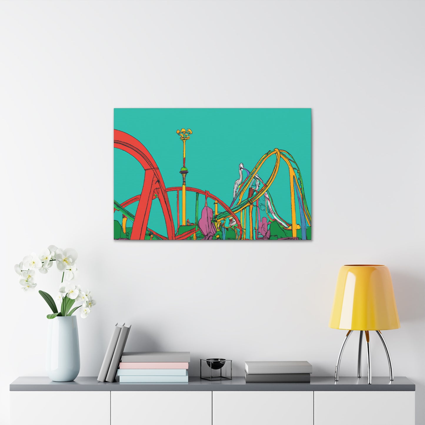 Lush Blooms - Landscape - Canvas