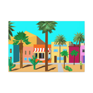 Desert Shadow - Architectural - Canvas