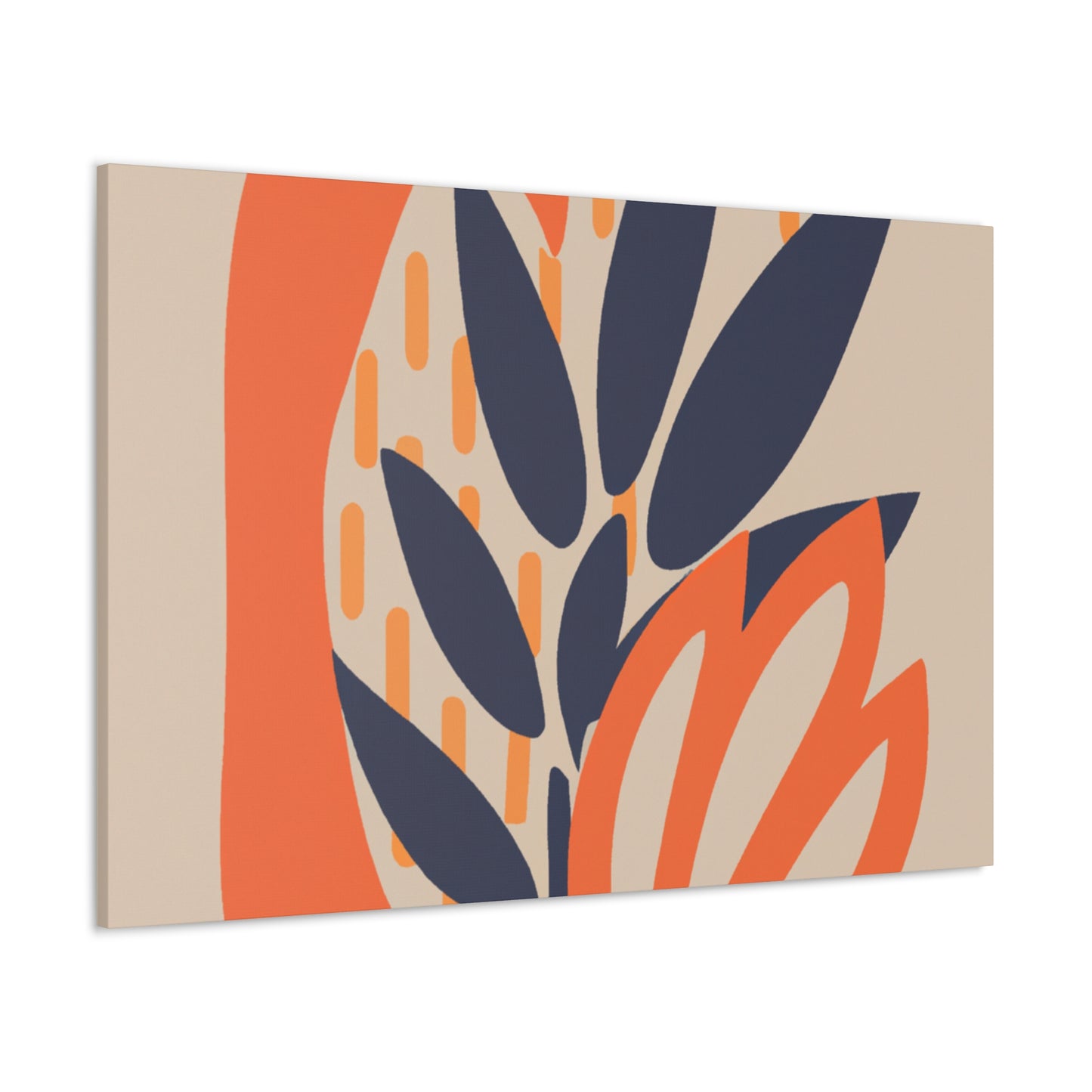 Blooming - Midcentury Floral Canvas