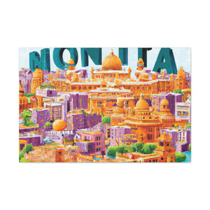 Mahatma Gandhi - Destination India - Canvas