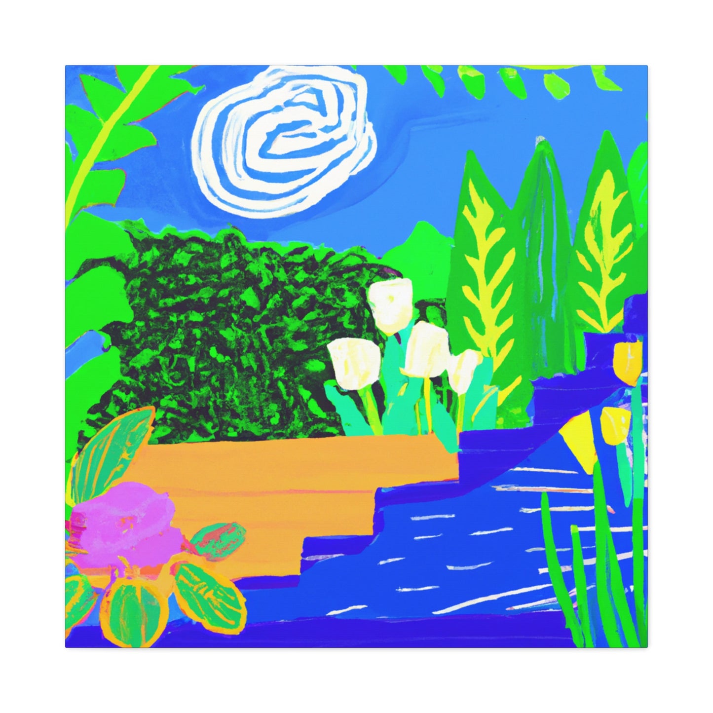 Garden Paradise - Landscape - Canvas