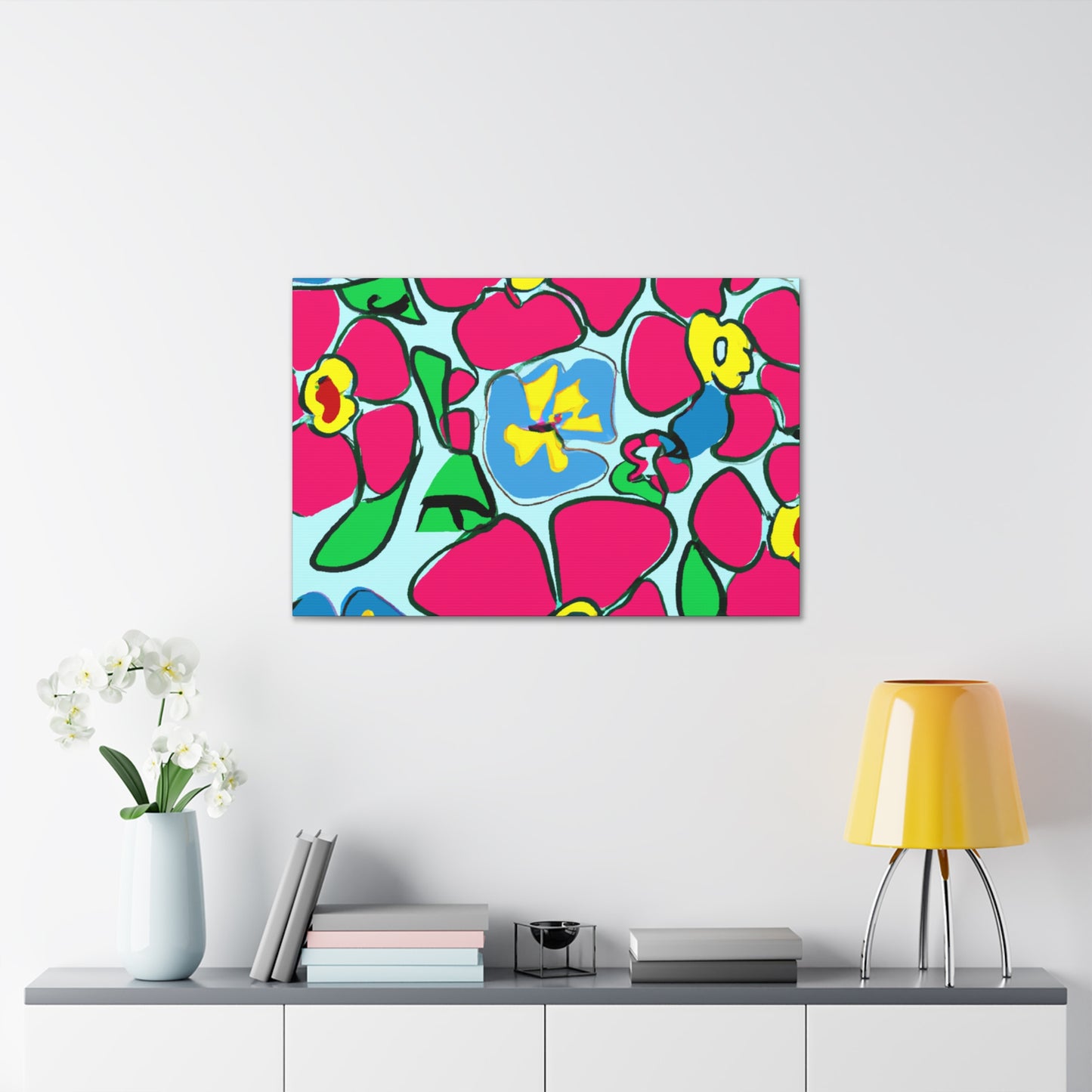 Rainbowdance - Floral - Canvas
