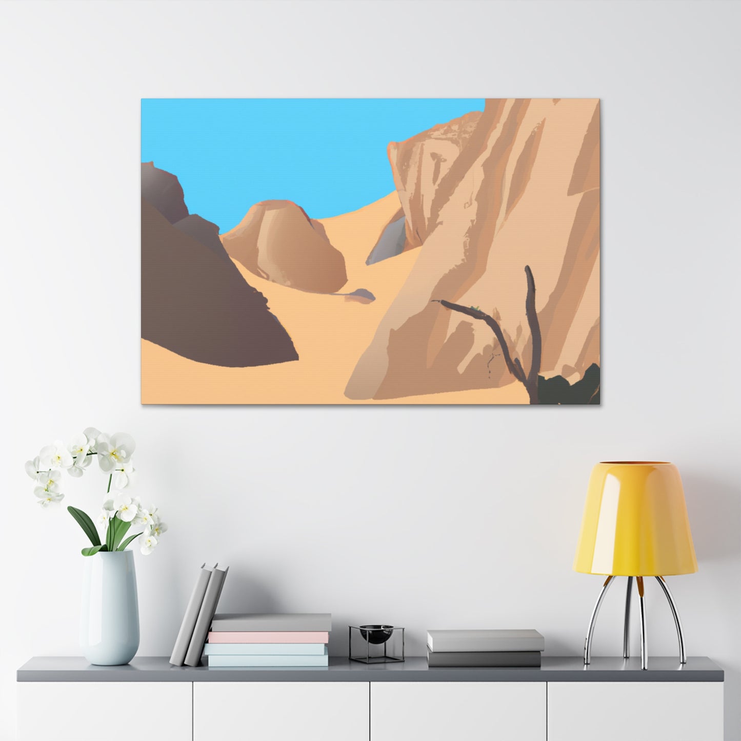 Sandy Oasis - Landscape - Canvas
