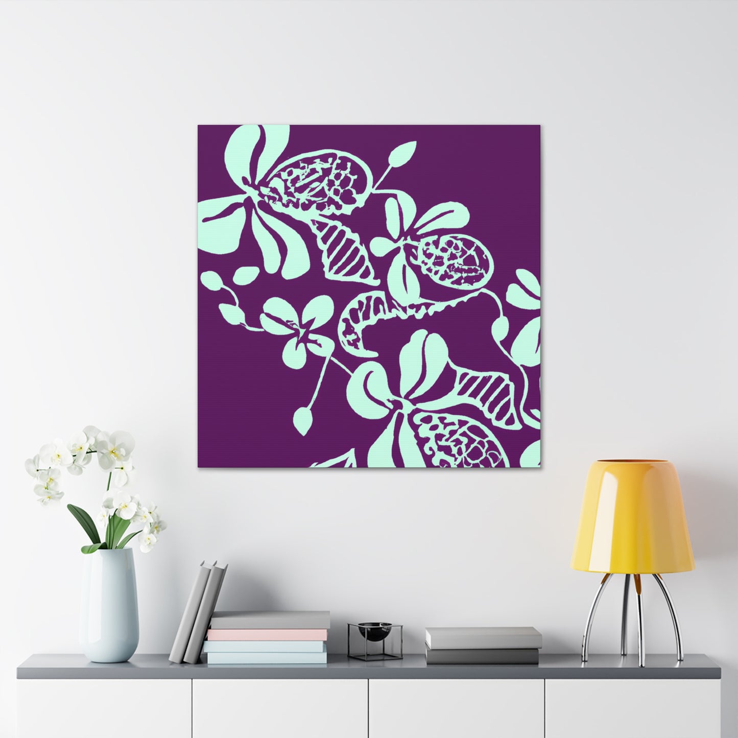 Glowtopia - Floral - Canvas