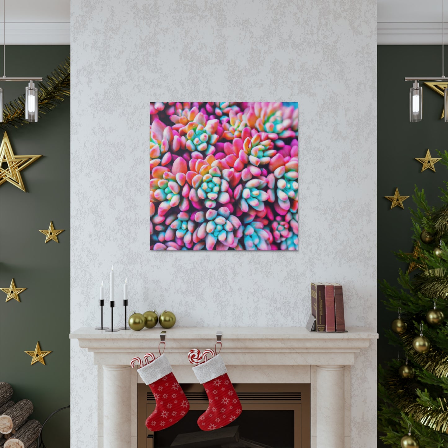 "Garden of Splendor" - Canvas - Succulent