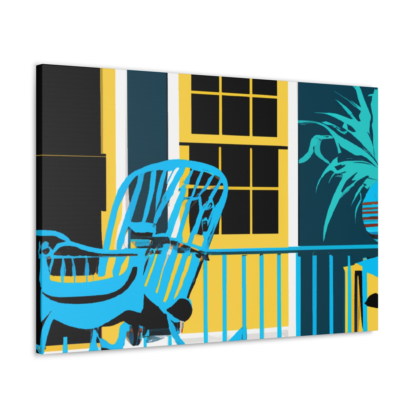 "Cozy Calmness- Midcentury" - Canvas