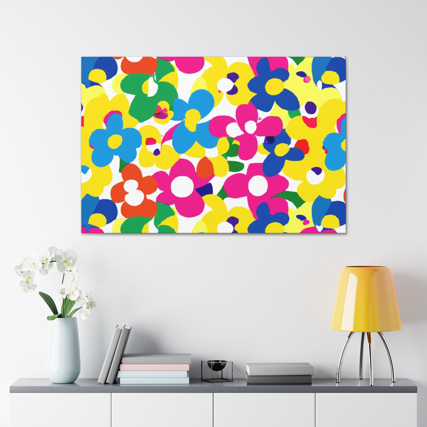 Floral Facets - Floral Canvas