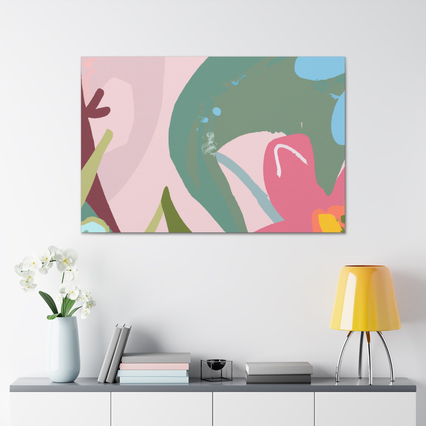 Roselle - Floral - Canvas