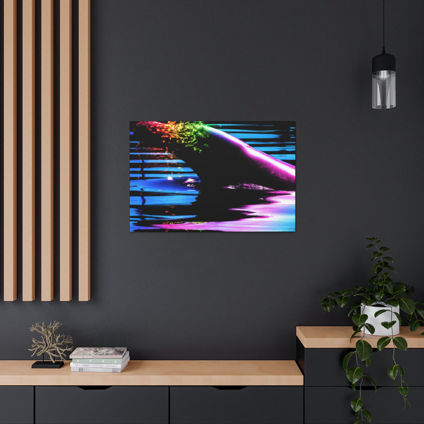 Icyfang the Ice Lynx - Canvas - Wildlife