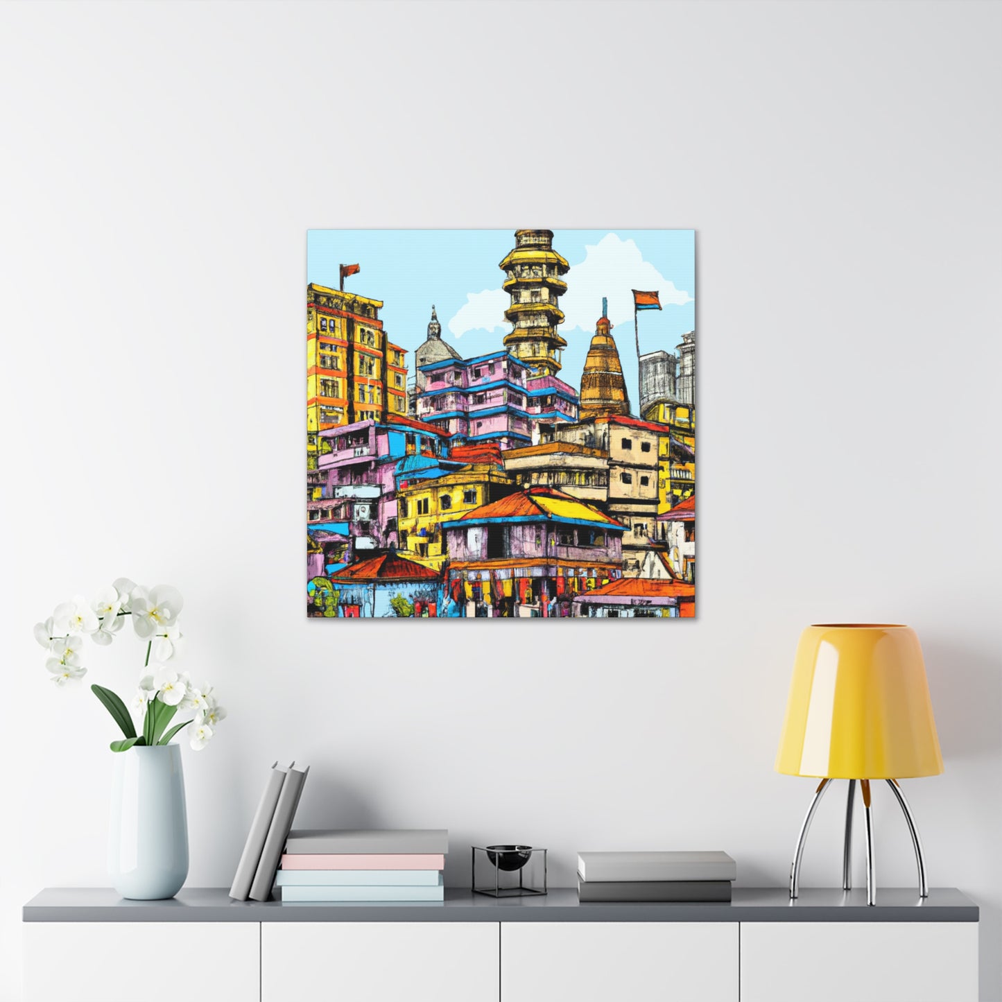 Golden Triangle - Destination India - Canvas