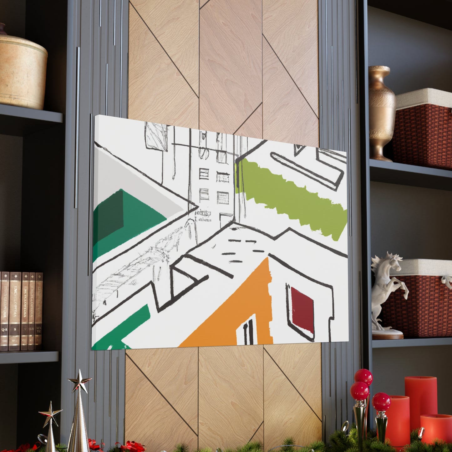 Giovanni Battista Corvini - Canvas - Architectural