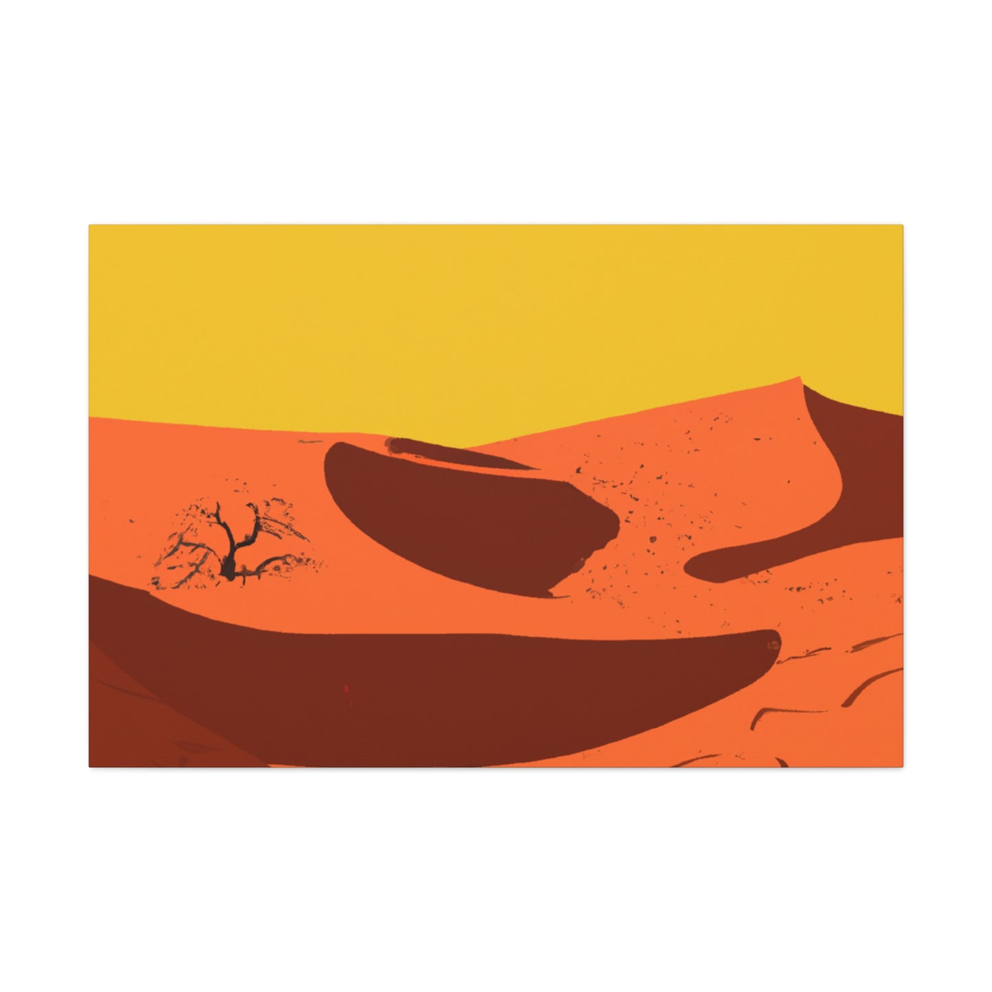 Retro Revival - Vintage Contempoary - Desert - Canvas