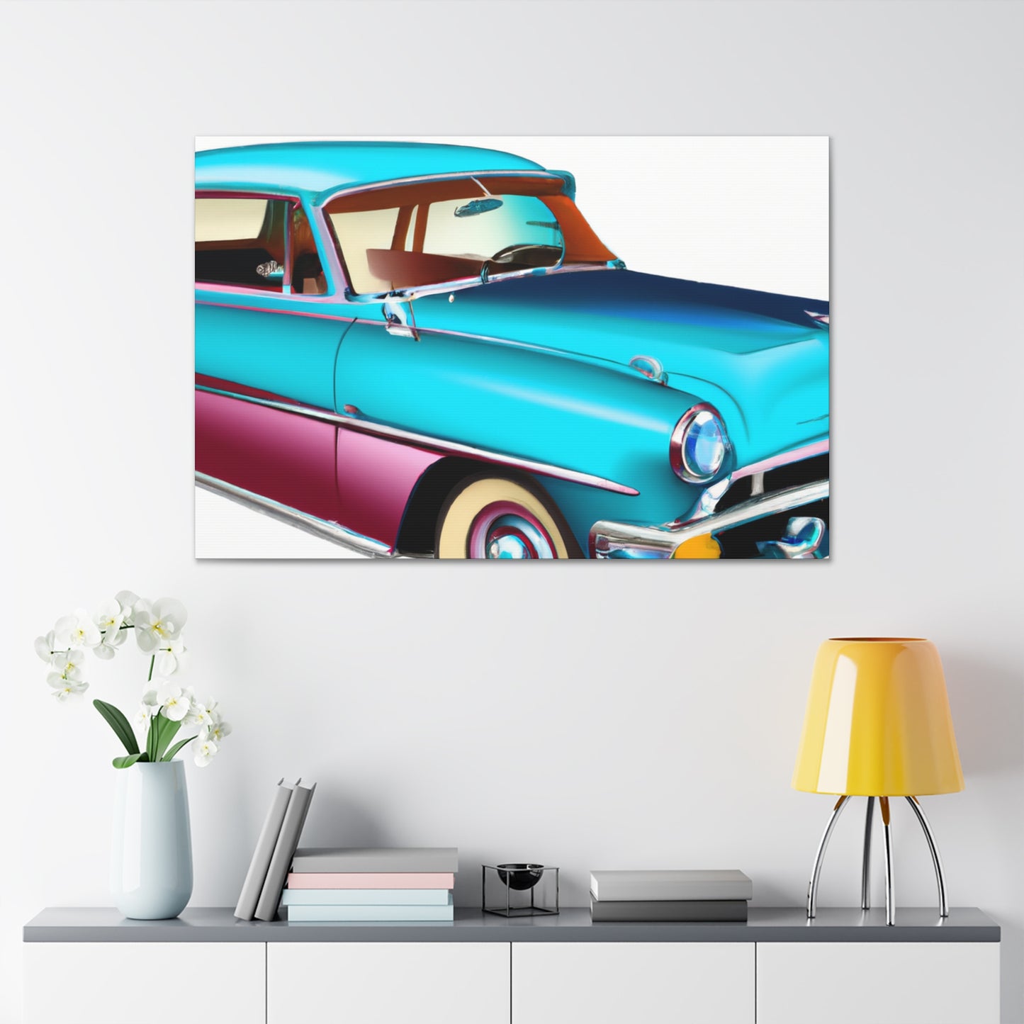Jalopy- Automobile - Canvas
