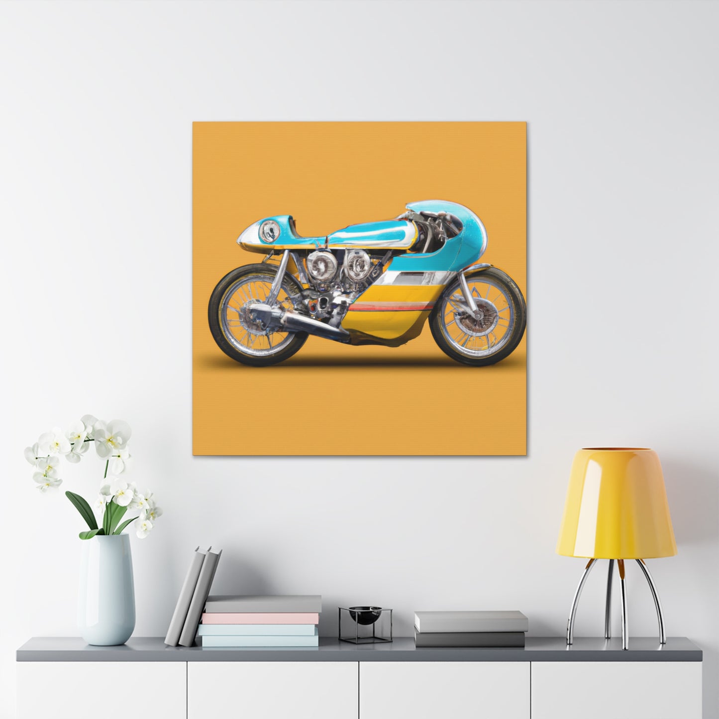The Firecycle - Automobile - Canvas