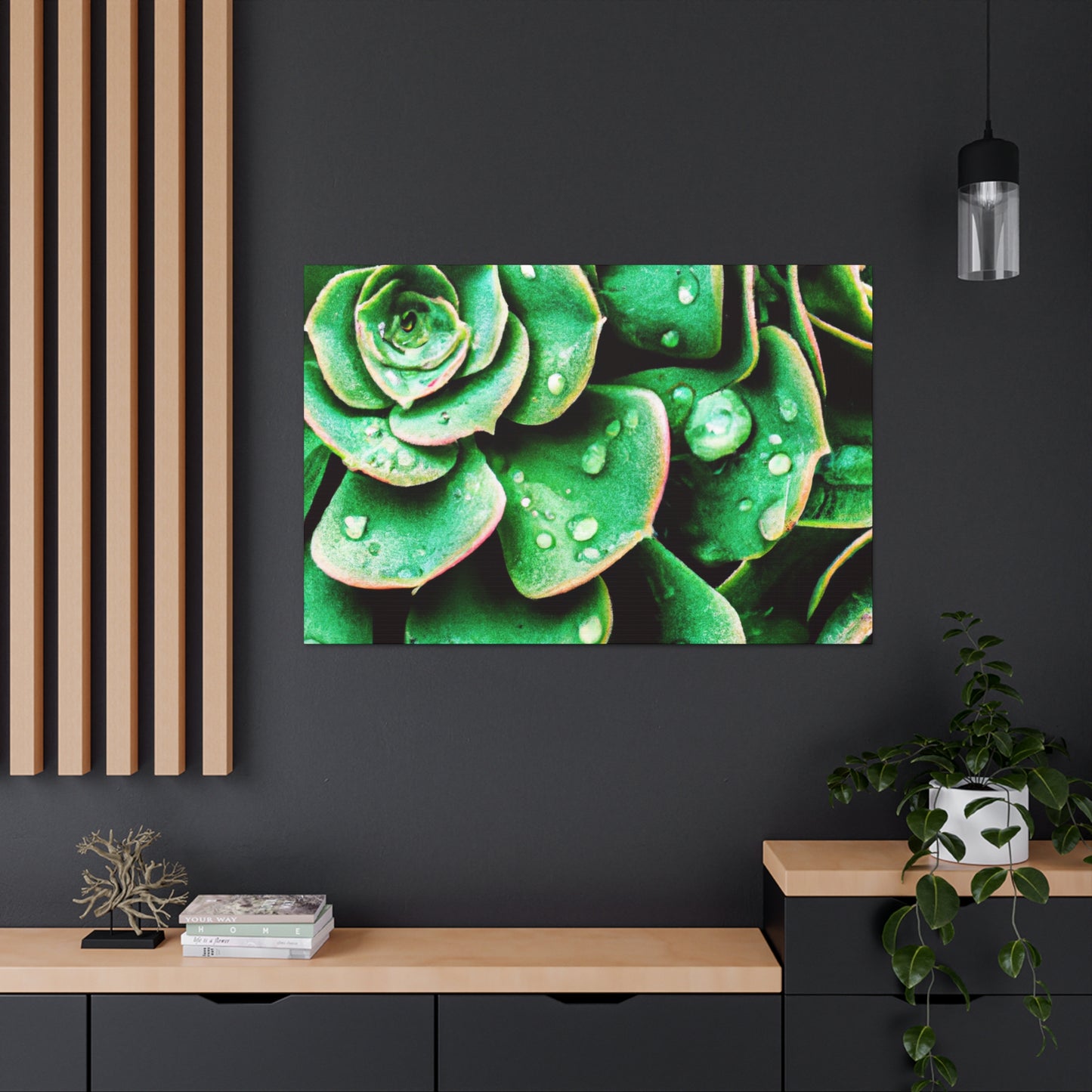 "Garden Splendor" - Canvas - Succulent