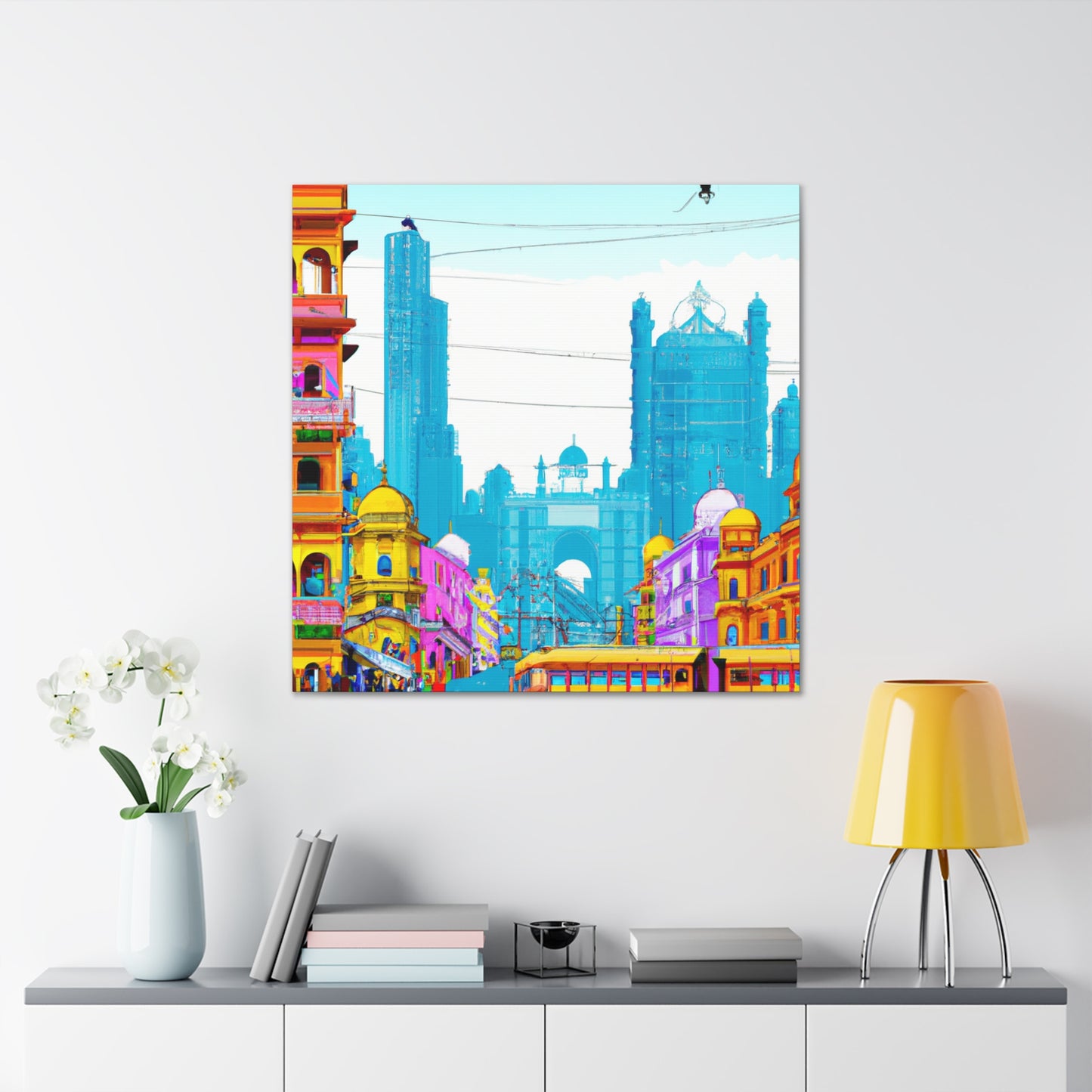 Vibrant Visions - Destination India - Canvas