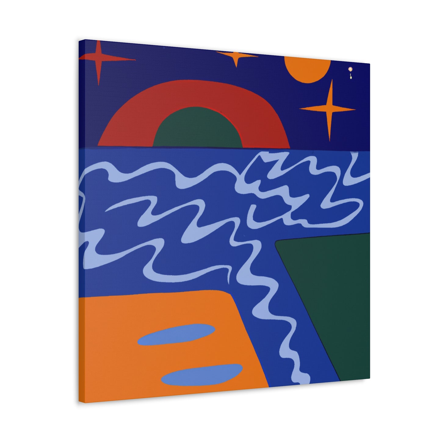 Icey Riveer -Midcentury Canvas