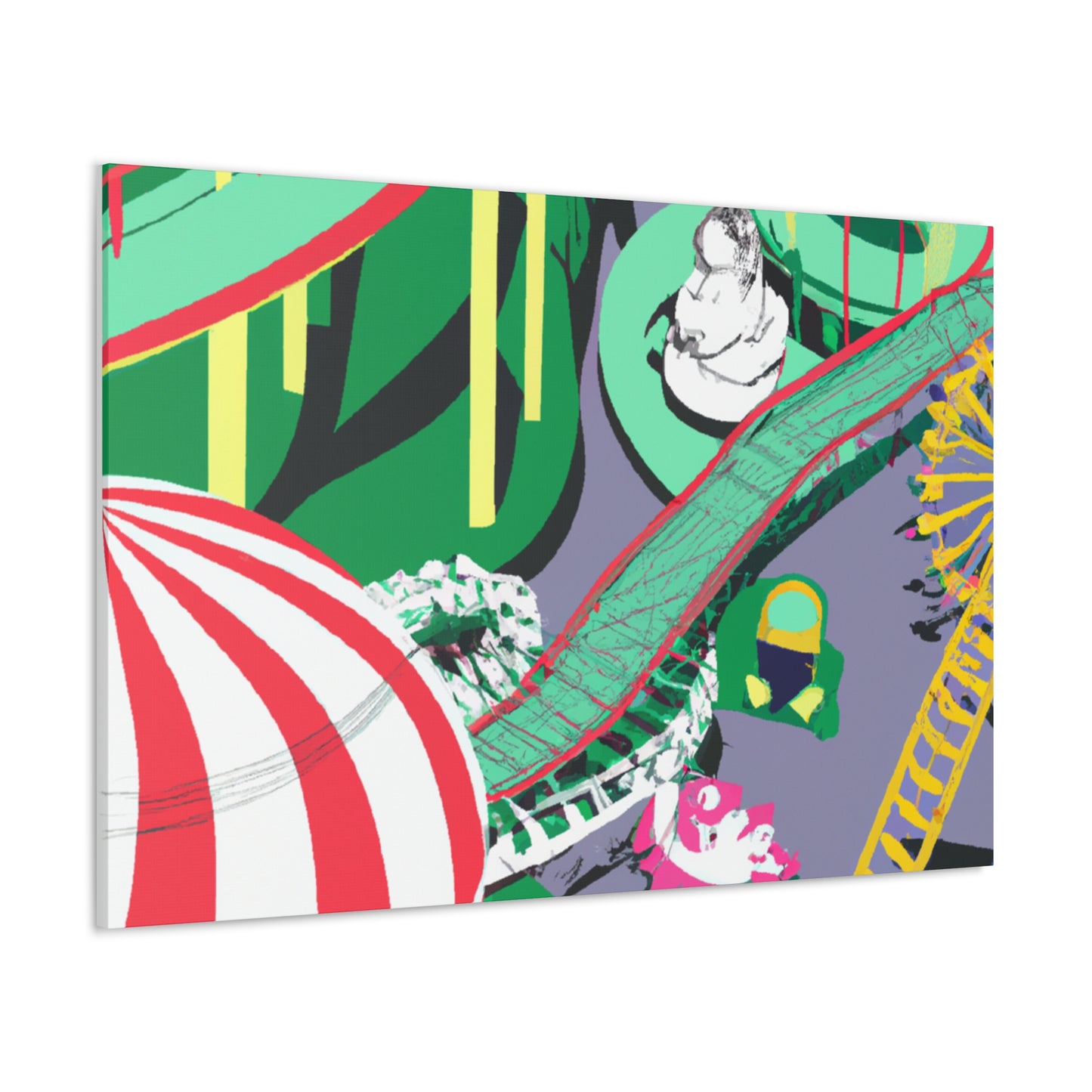 Rhino Rampage - Amusement - Canvas