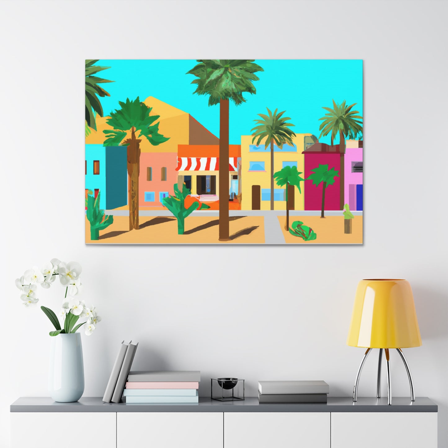 Desert Shadow - Architectural - Canvas